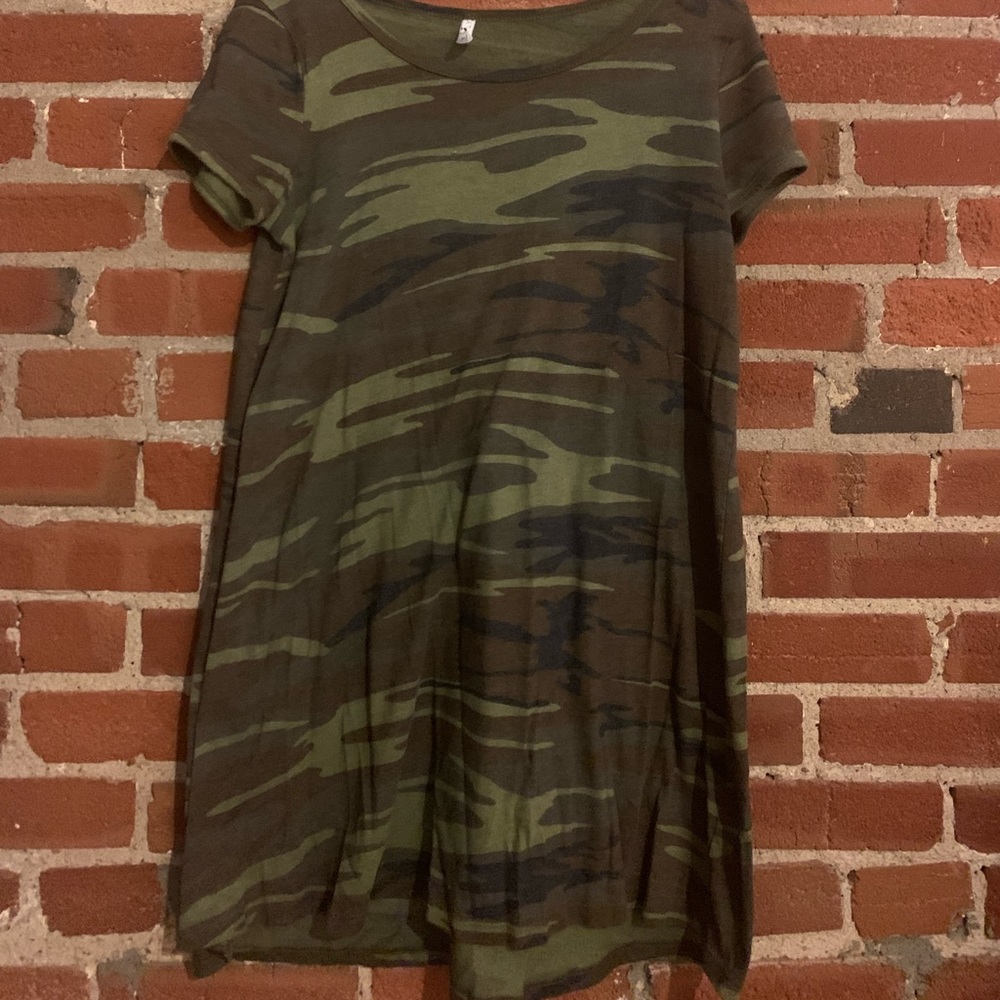 Z-Supply Camo T-Shirt Dress